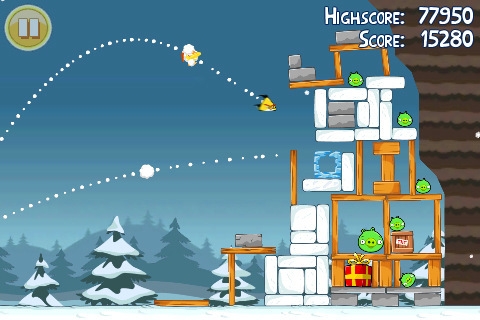 Скриншот из игры Angry Birds Seasons под номером 6