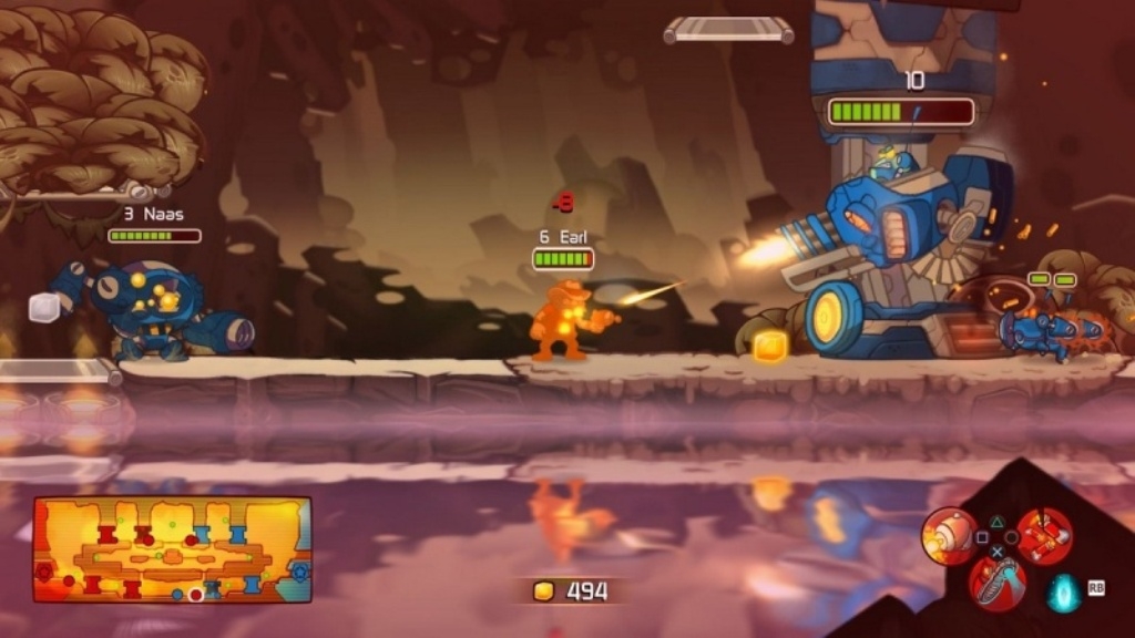 Скриншот из игры Awesomenauts под номером 6