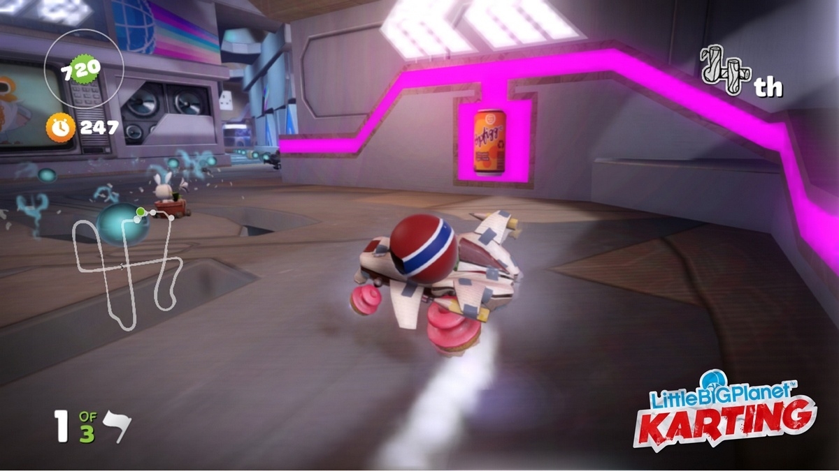 Скриншот из игры LittleBigPlanet Karting под номером 1