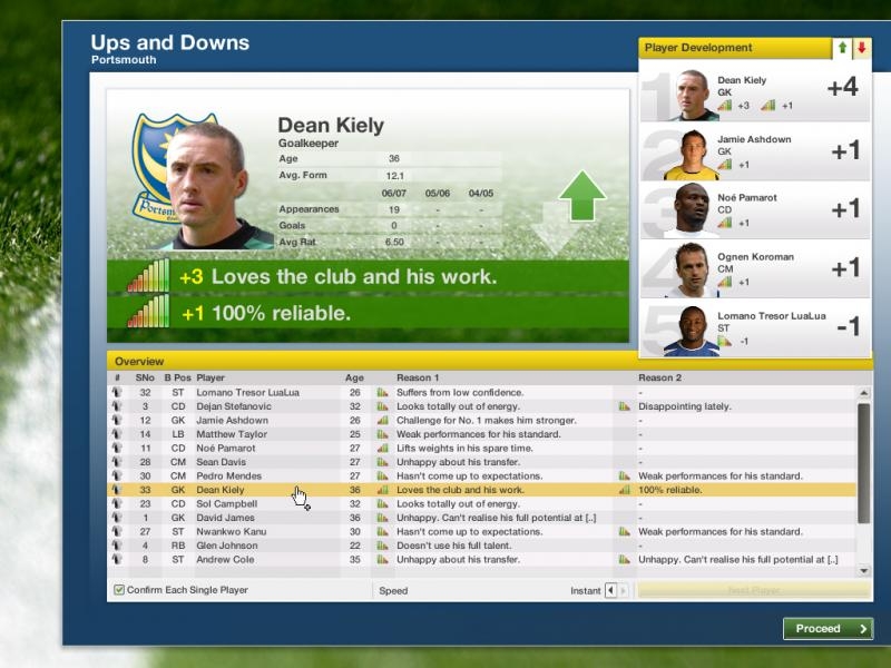 Скриншот из игры FIFA Manager 07: Extra Time под номером 17