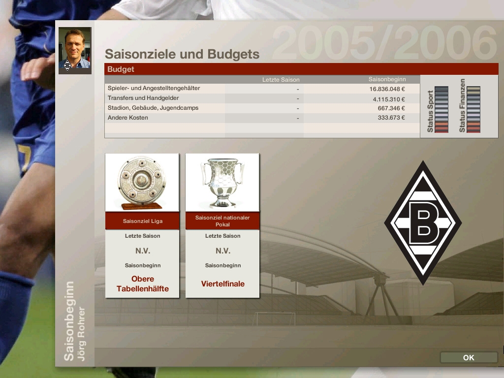 Скриншот из игры FIFA Manager 06 под номером 12