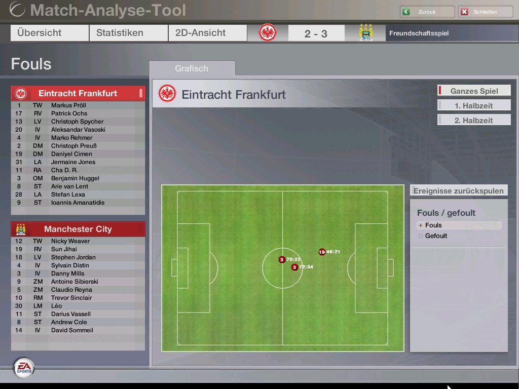 Скриншот из игры FIFA Manager 06 под номером 13