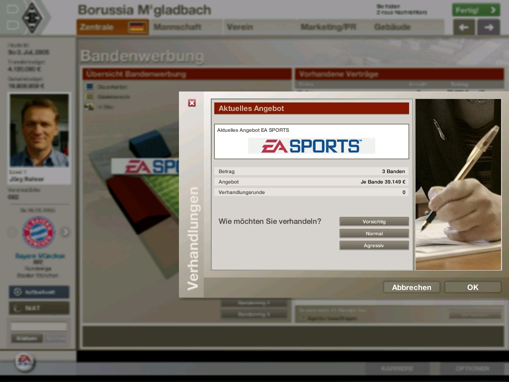 Скриншот из игры FIFA Manager 06 под номером 15
