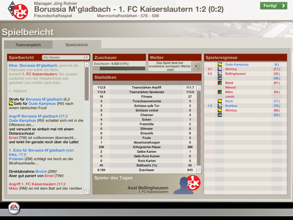 Скриншот из игры FIFA Manager 06 под номером 17