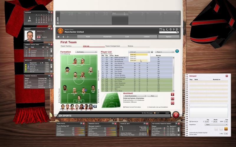 Скриншот из игры FIFA Manager 10 под номером 11