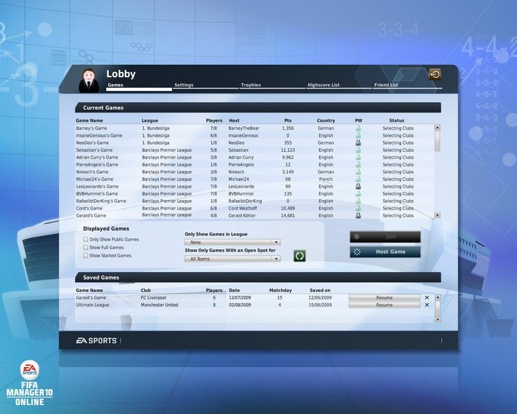 Скриншот из игры FIFA Manager 10 под номером 16