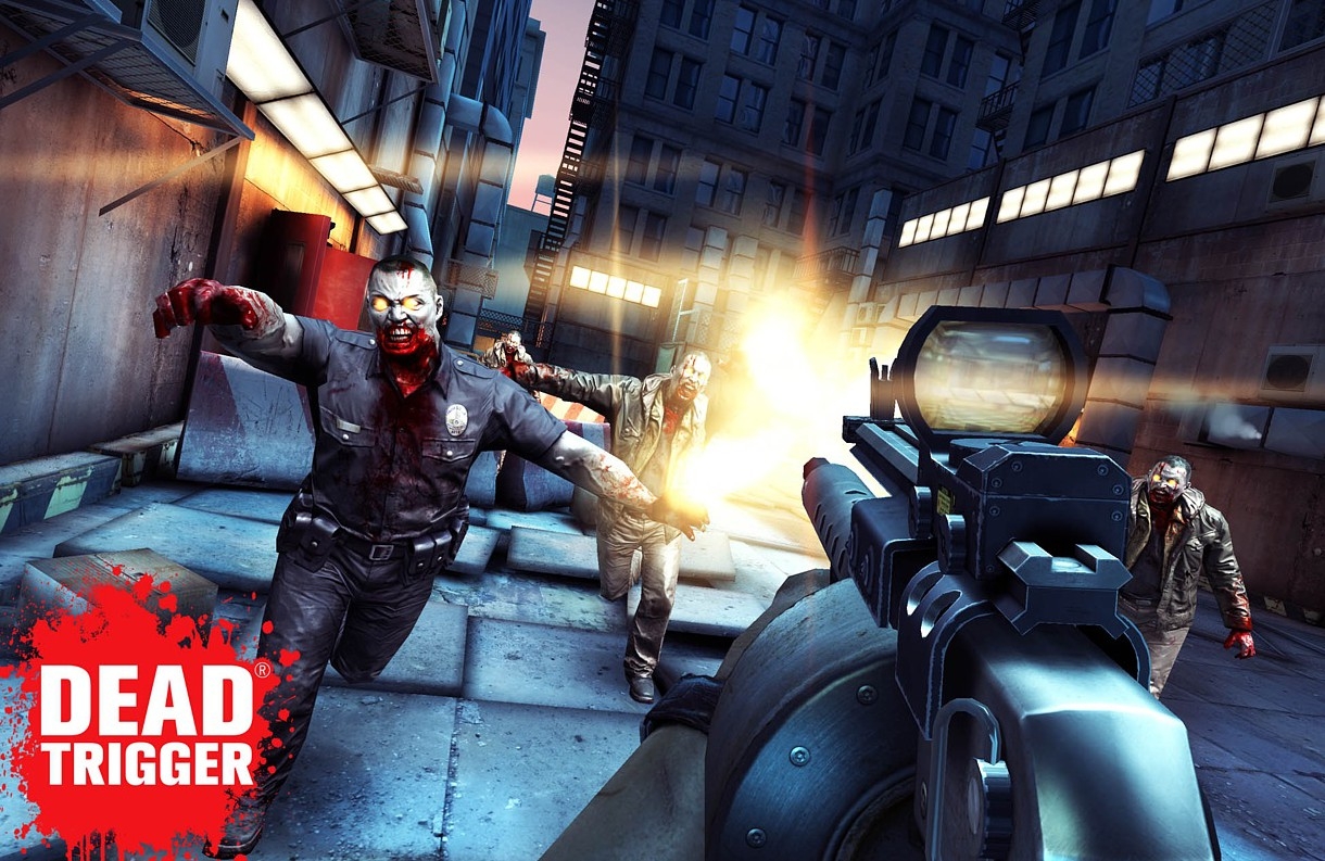 Скриншот из игры Dead Trigger (iOS) под номером 3