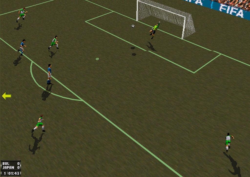 Скриншот из игры FIFA Soccer 96 под номером 2