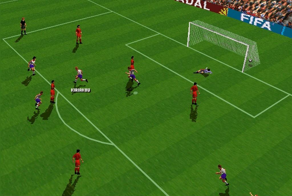 Скриншот из игры FIFA Soccer 96 под номером 22