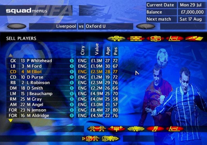 Скриншот из игры FIFA Soccer Manager под номером 25