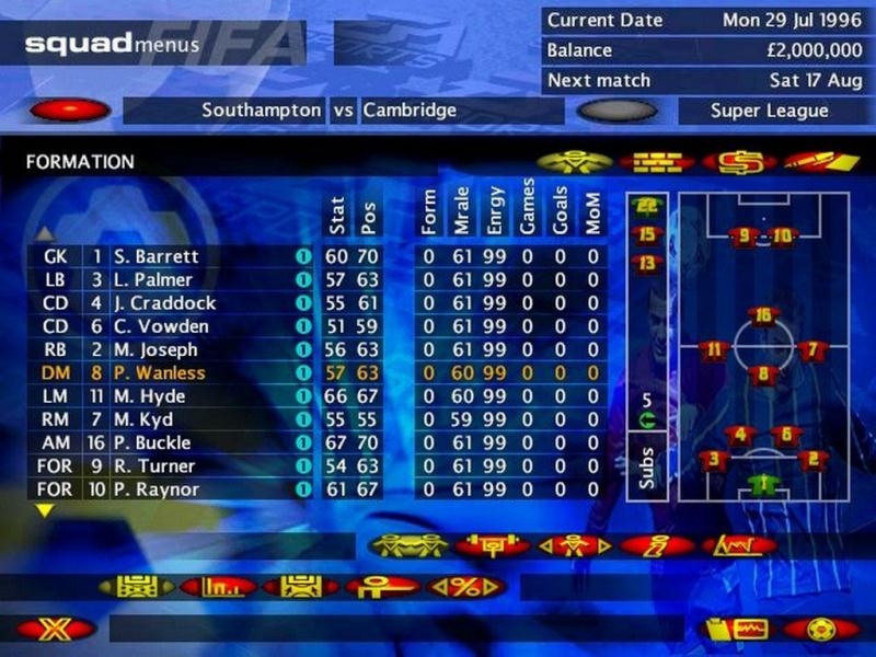 Скриншот из игры FIFA Soccer Manager под номером 33