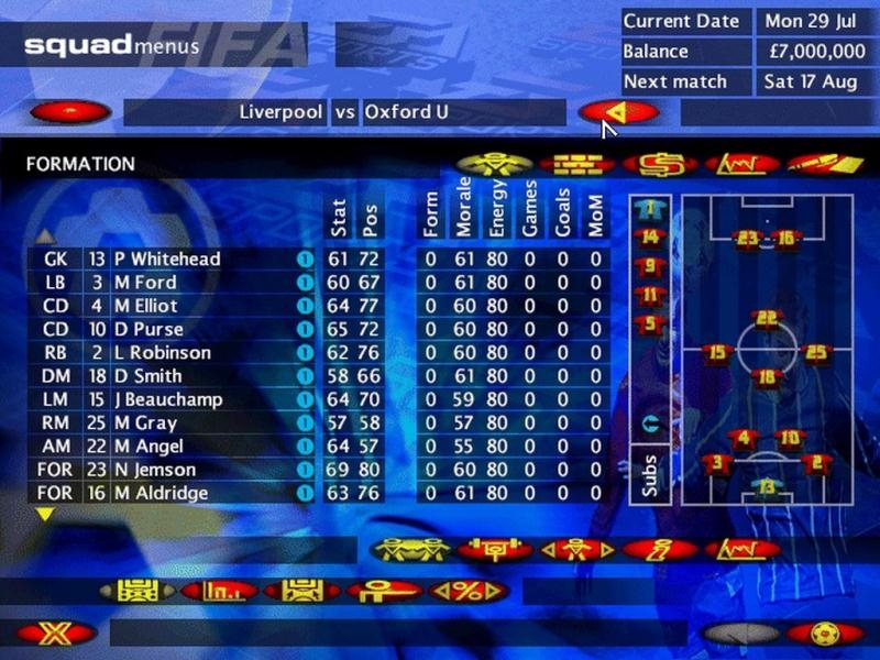 Скриншот из игры FIFA Soccer Manager под номером 6