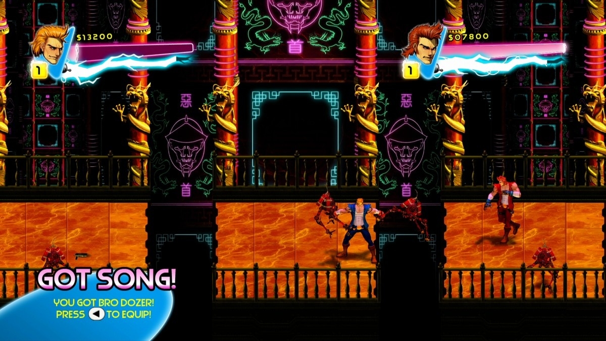 Скриншот из игры Double Dragon: Neon под номером 5