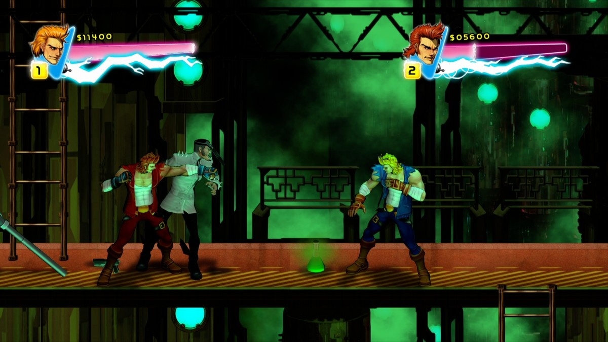 Скриншот из игры Double Dragon: Neon под номером 6