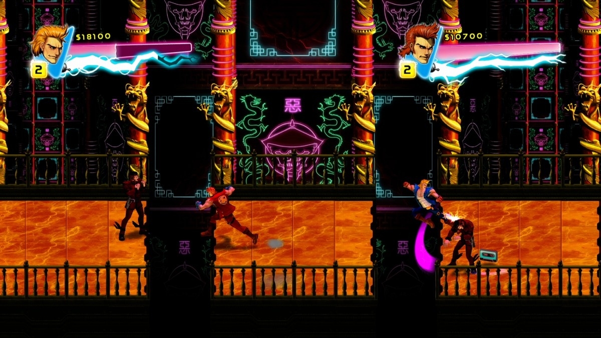 Скриншот из игры Double Dragon: Neon под номером 7