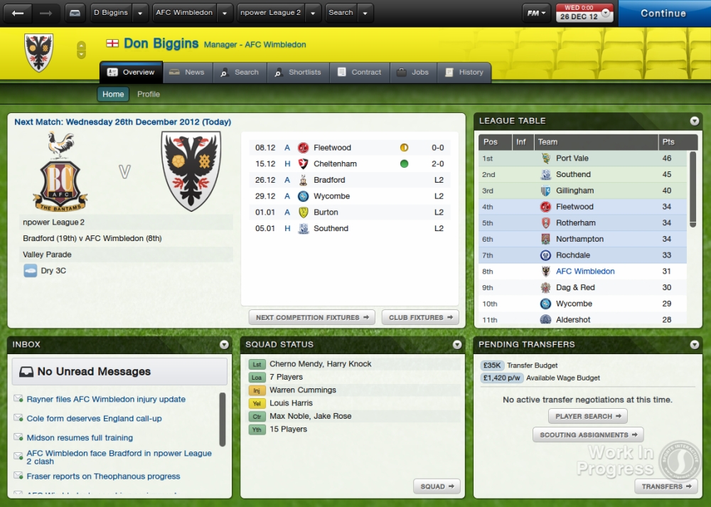 Скриншот из игры Football Manager 2013 под номером 11