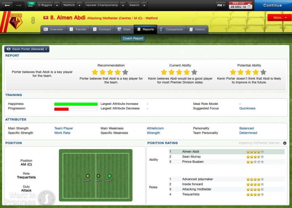 Скриншот из игры Football Manager 2013 под номером 44