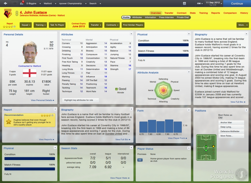 Скриншот из игры Football Manager 2013 под номером 49