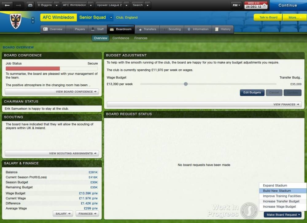 Скриншот из игры Football Manager 2013 под номером 52