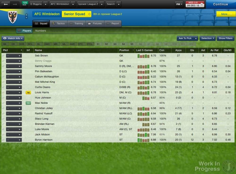 Скриншот из игры Football Manager 2013 под номером 54