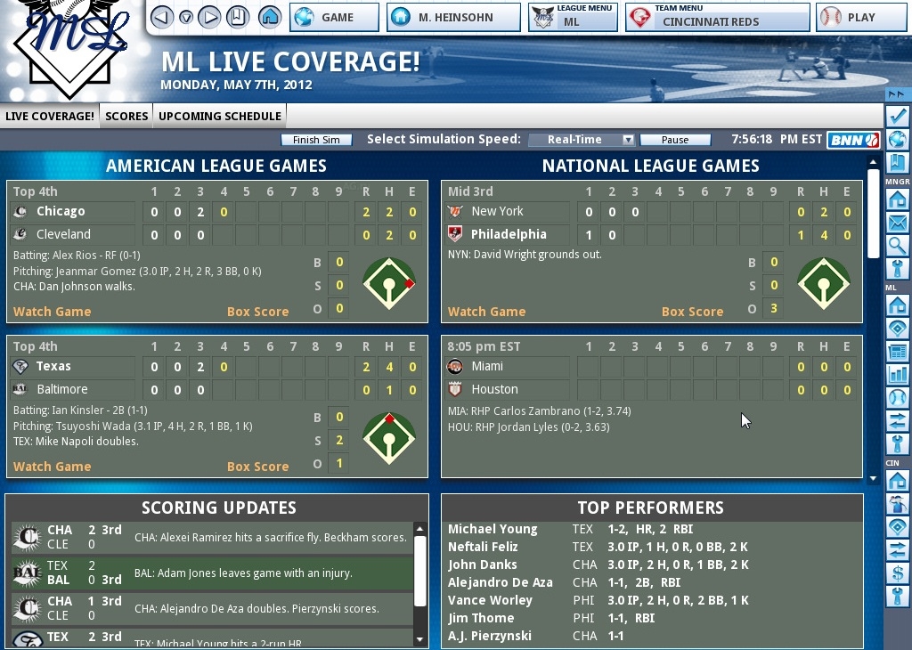 Скриншот из игры Out of the Park Baseball 13 под номером 44