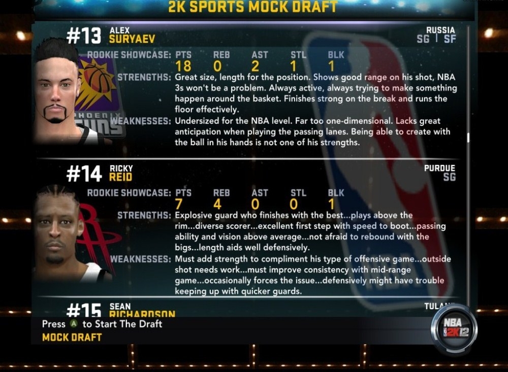 Скриншот из игры NBA 2K12 под номером 18