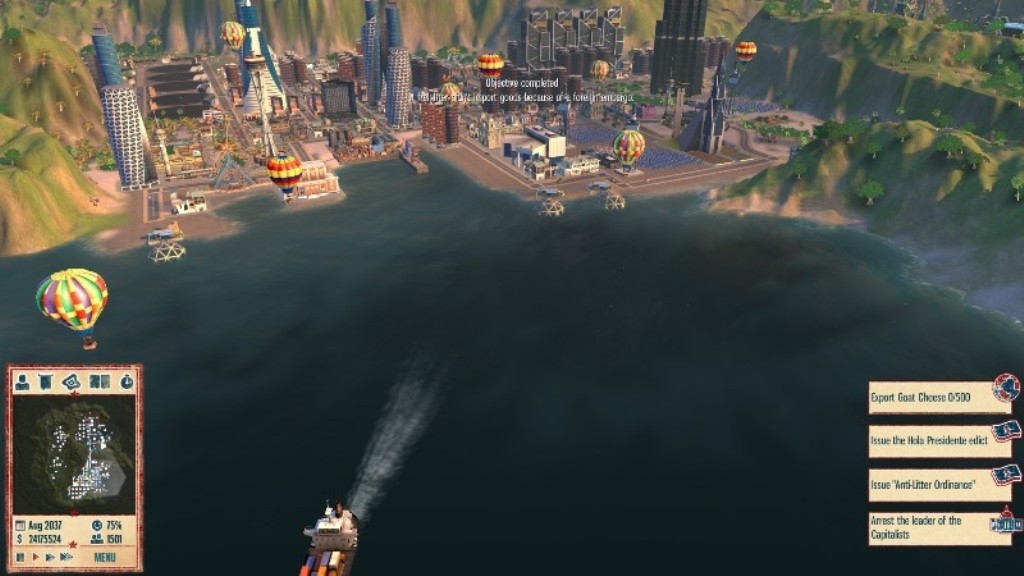 Скриншот из игры Tropico 4: Modern Times под номером 1