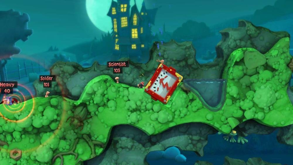 Скриншот из игры Worms Revolution под номером 11