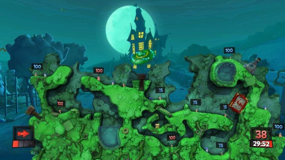 Скриншот из игры Worms Revolution под номером 13