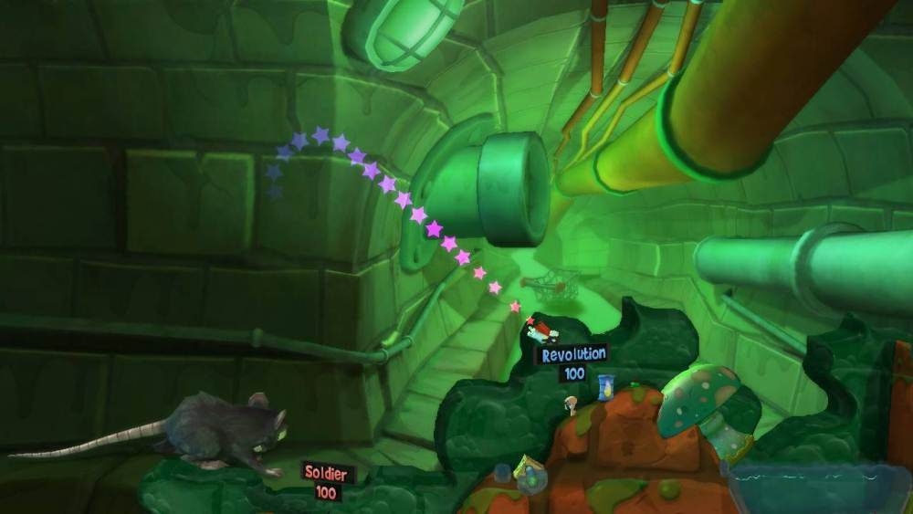 Скриншот из игры Worms Revolution под номером 18
