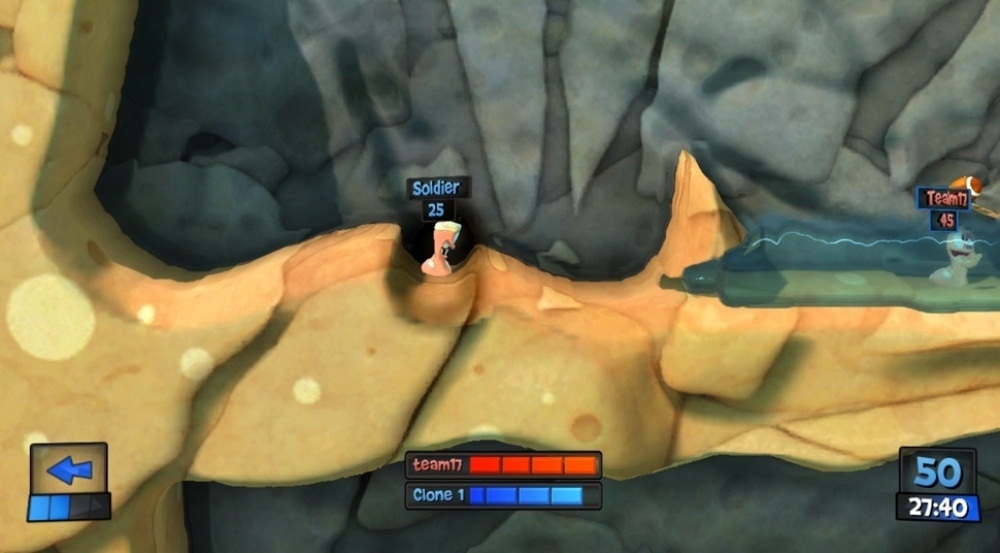 Скриншот из игры Worms Revolution под номером 24