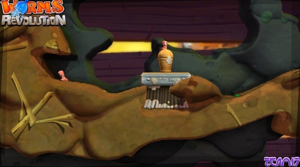 Скриншот из игры Worms Revolution под номером 32