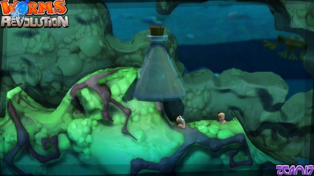 Скриншот из игры Worms Revolution под номером 33