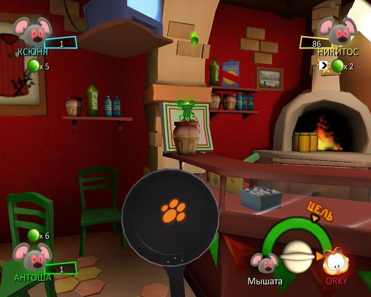 Скриншот из игры Garfield Show: Threat of the Space Lasagna, The под номером 9