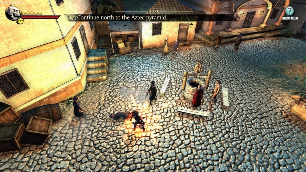 Скриншот из игры Raven