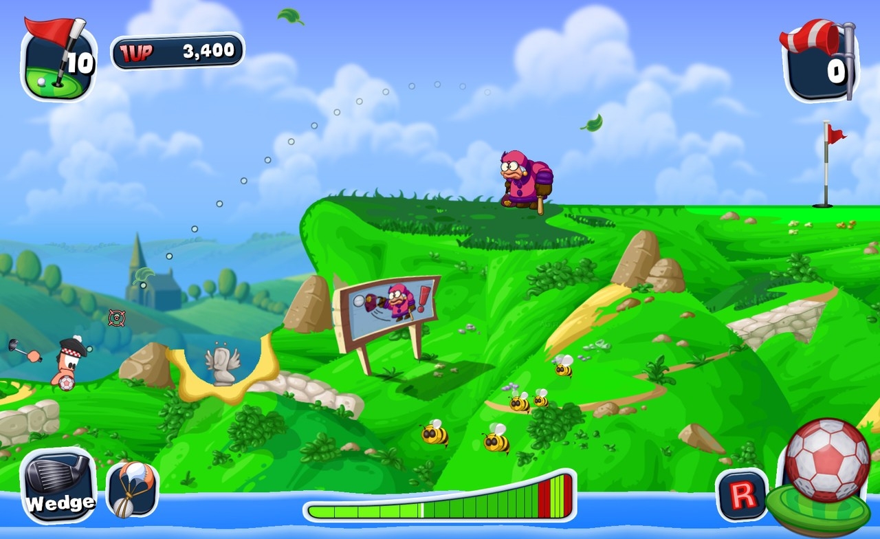 Скриншот из игры Worms Crazy Golf под номером 9