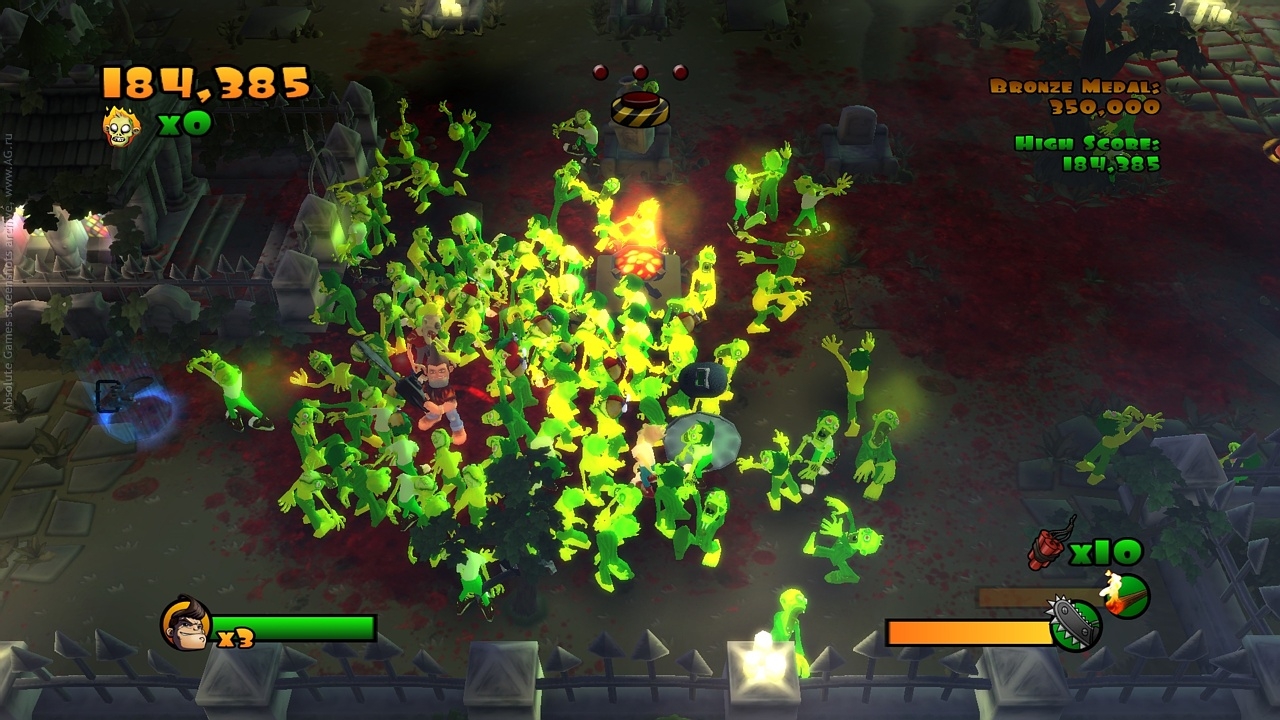 Скриншот из игры Burn Zombie Burn! под номером 16