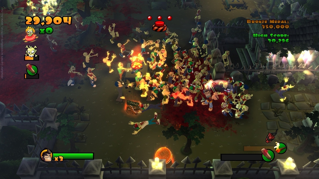 Скриншот из игры Burn Zombie Burn! под номером 3