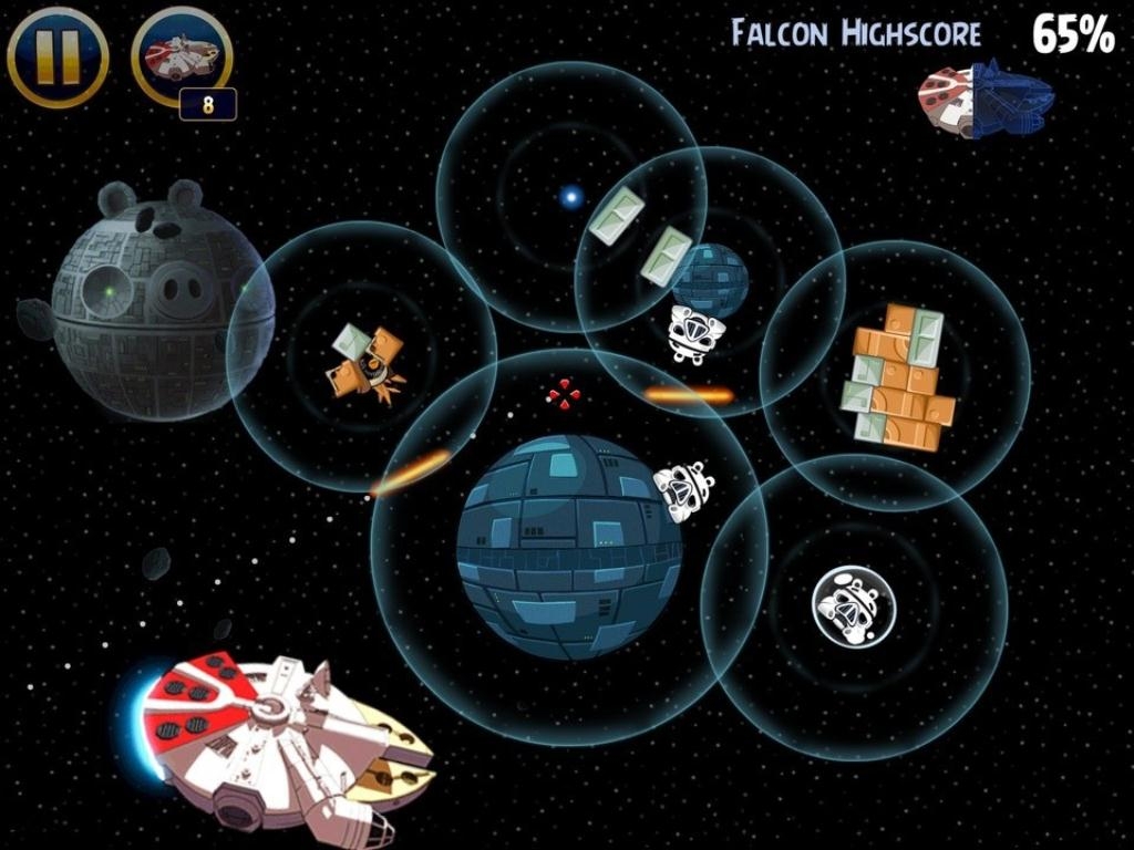 Скриншот из игры Angry Birds Star Wars под номером 12