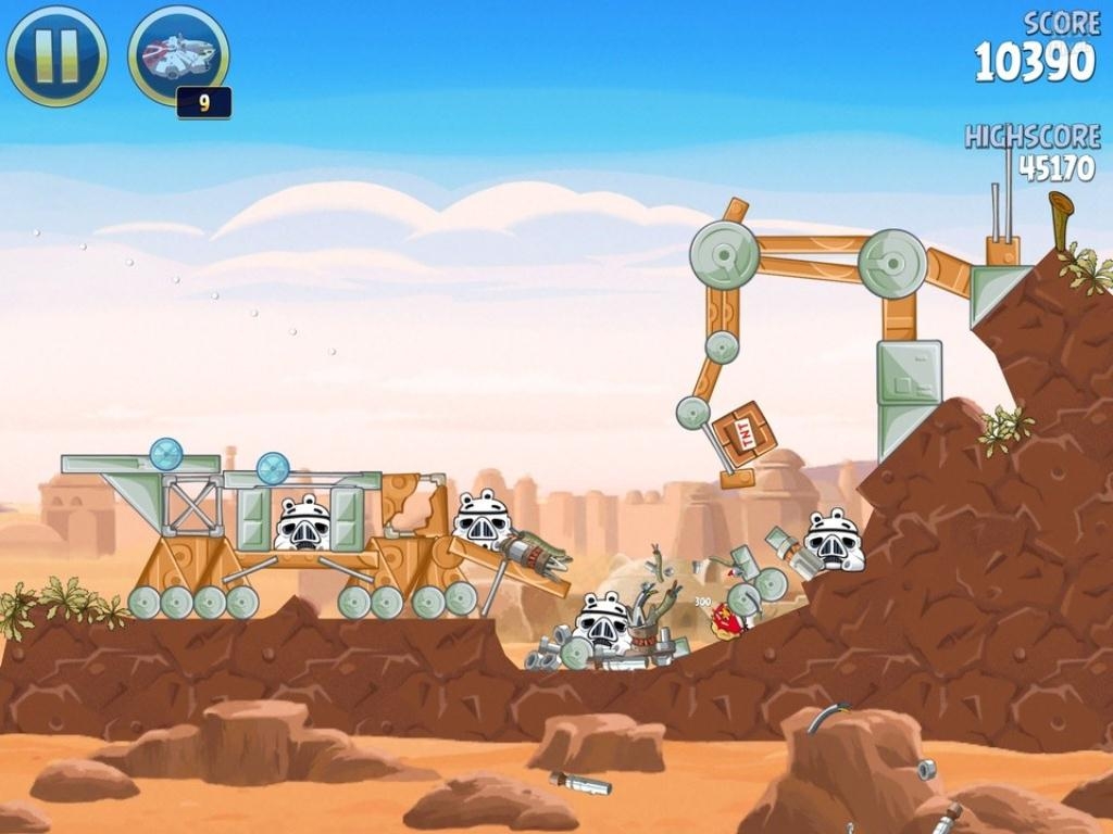 Скриншот из игры Angry Birds Star Wars под номером 15