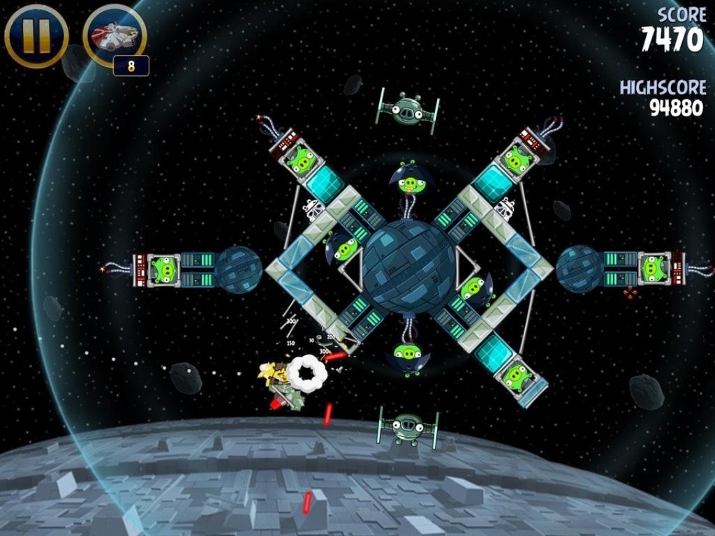 Скриншот из игры Angry Birds Star Wars под номером 16