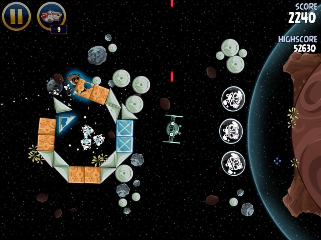 Скриншот из игры Angry Birds Star Wars под номером 19