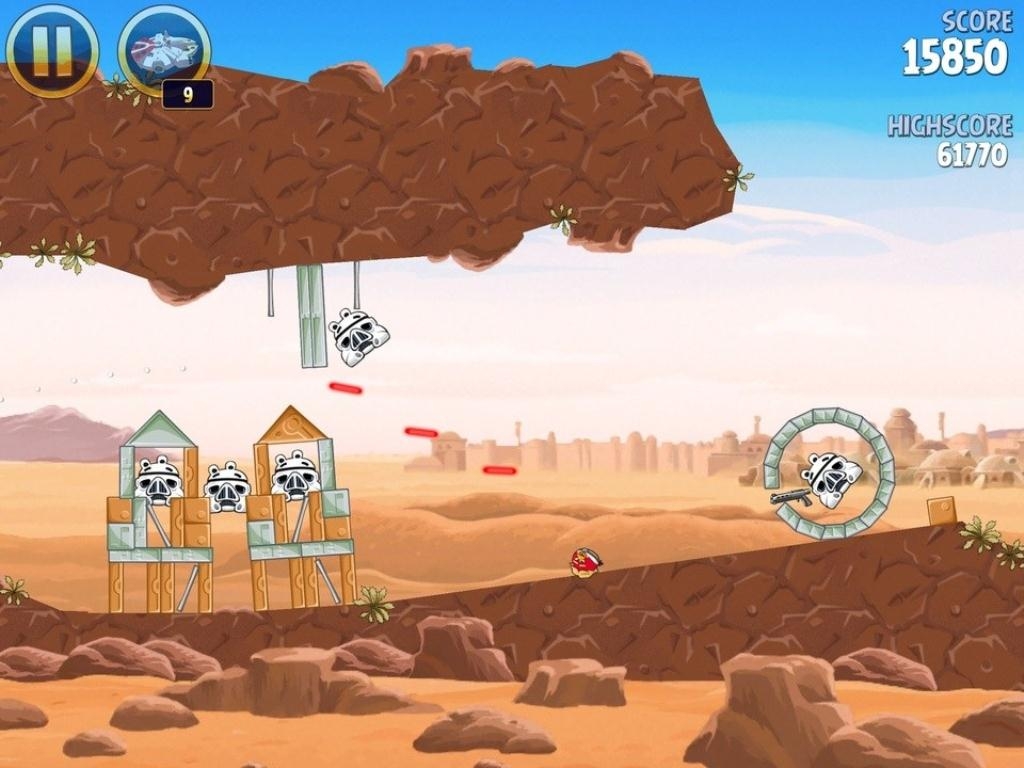Скриншот из игры Angry Birds Star Wars под номером 21