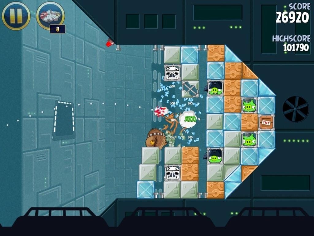 Скриншот из игры Angry Birds Star Wars под номером 22