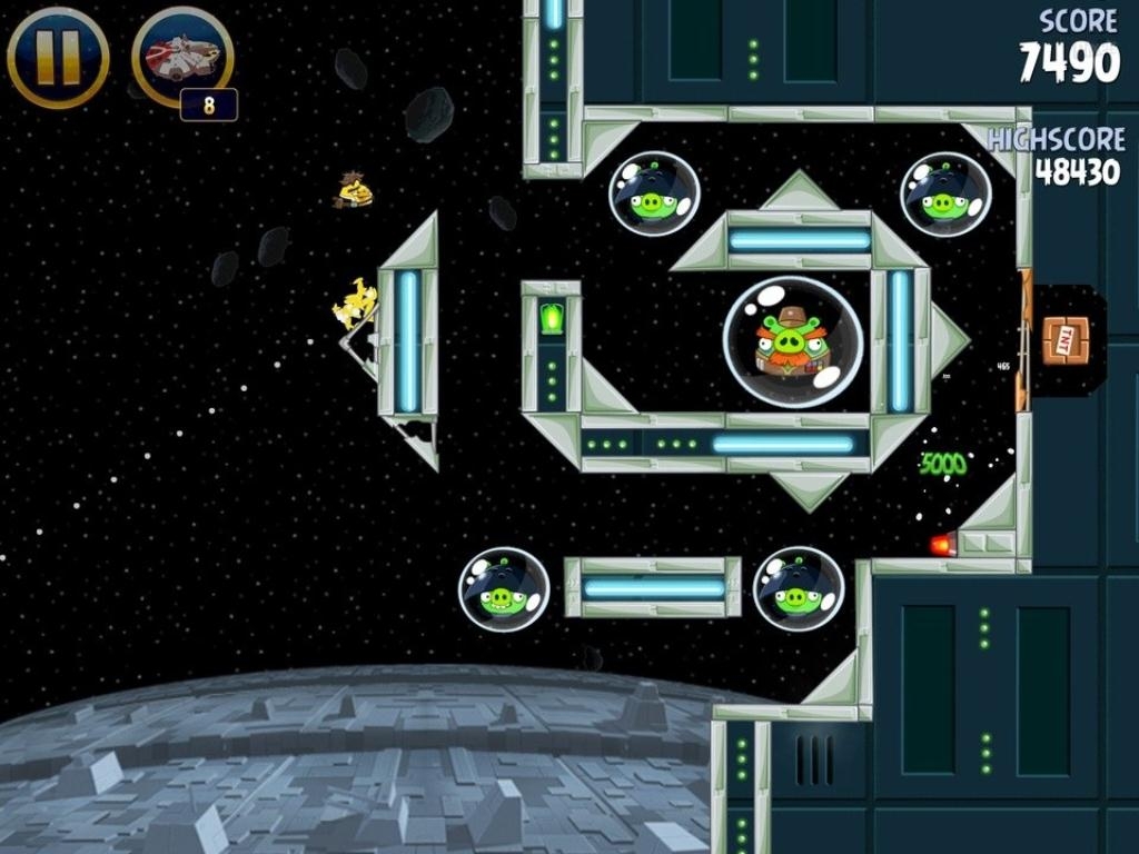 Скриншот из игры Angry Birds Star Wars под номером 27