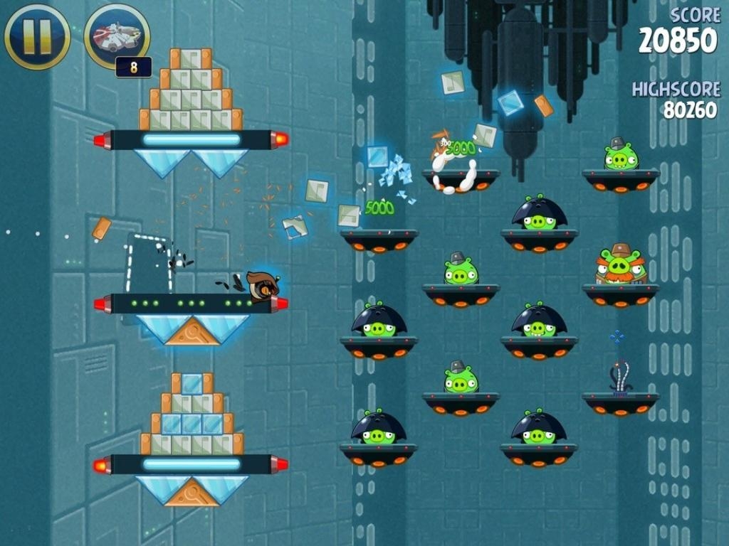 Скриншот из игры Angry Birds Star Wars под номером 29