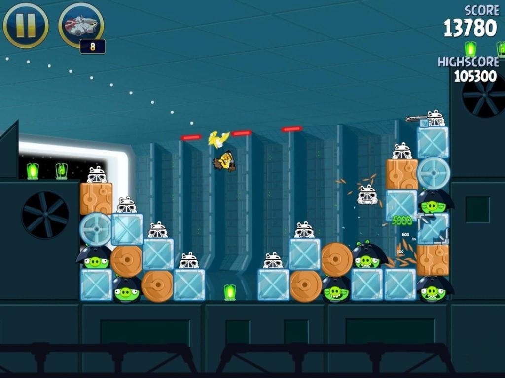 Скриншот из игры Angry Birds Star Wars под номером 30