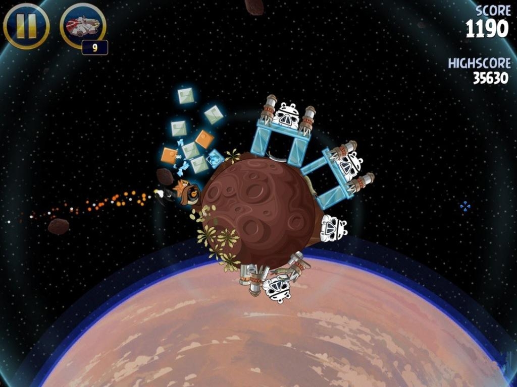 Скриншот из игры Angry Birds Star Wars под номером 31