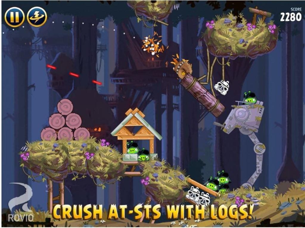 Скриншот из игры Angry Birds Star Wars под номером 5