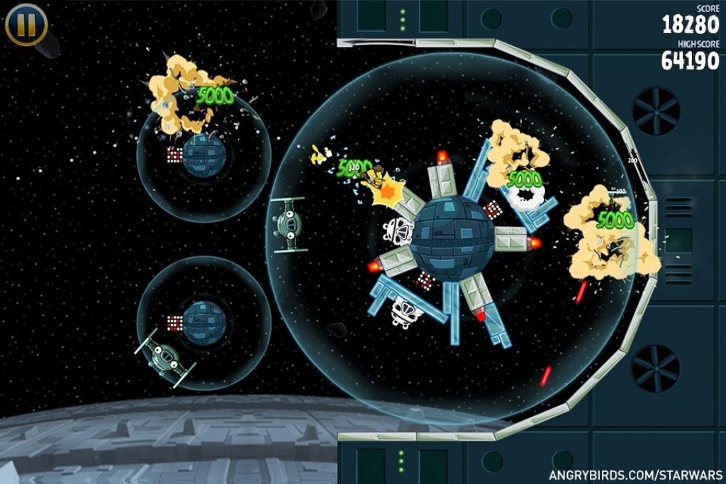 Скриншот из игры Angry Birds Star Wars под номером 9